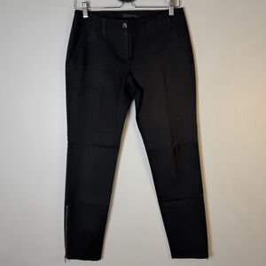 Theory Black Cropped Chino/Pants Size 4 Elevated Basics Preppy Capsule Wardrobe